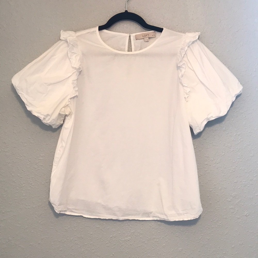 🌸 White Loft Blouse